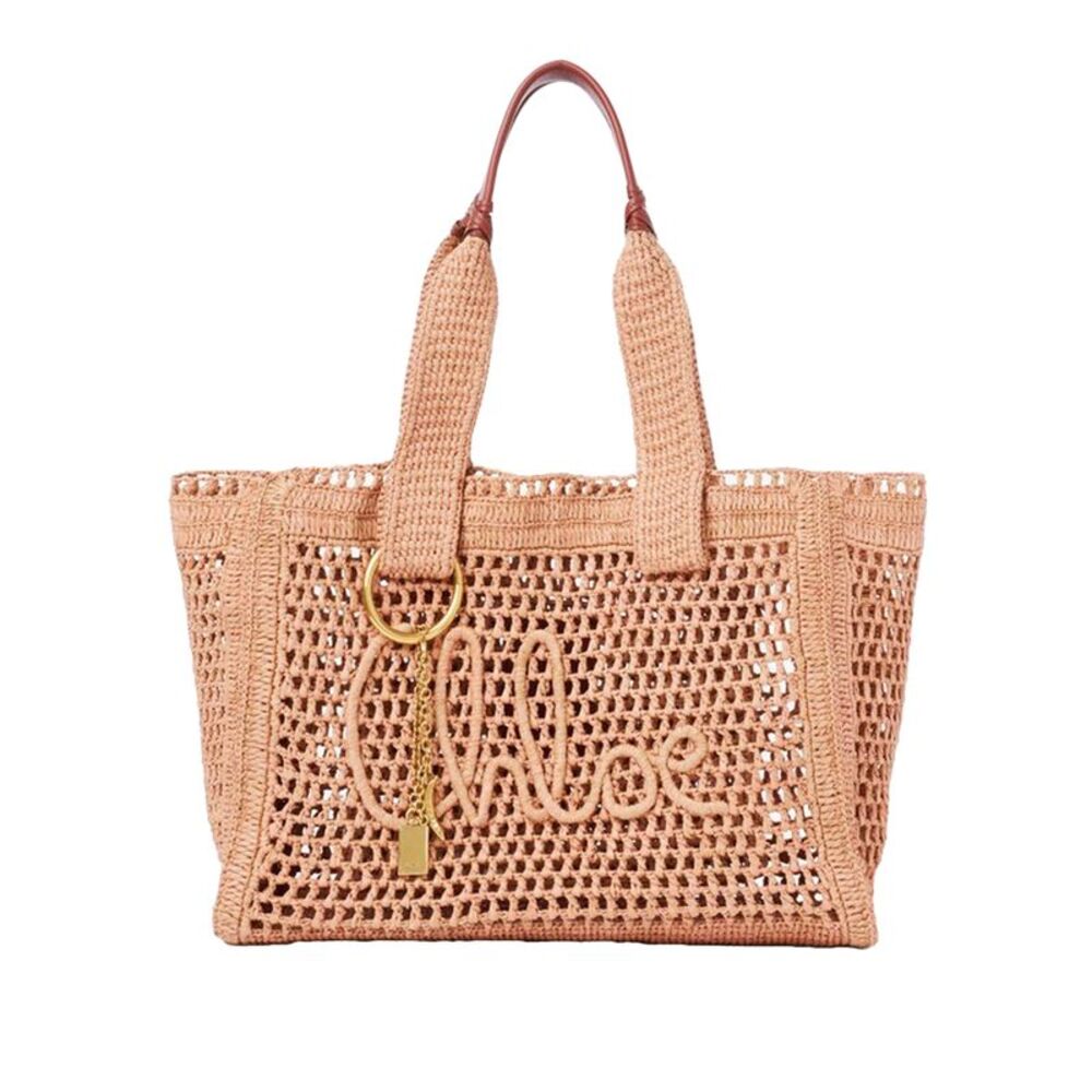 Summer Banana East-West Tote Bag In Raffia Women
